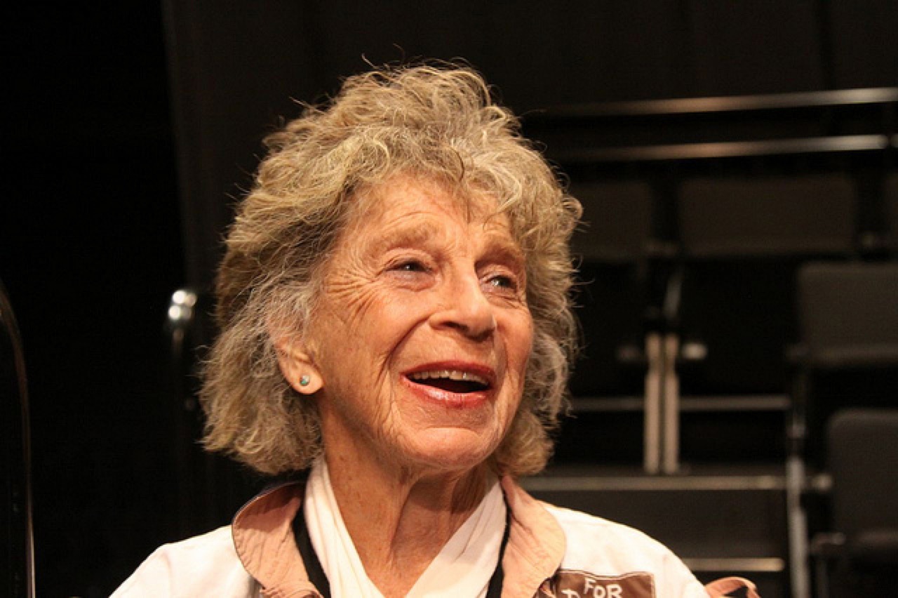 Photograph of Anna Halprin in 2010